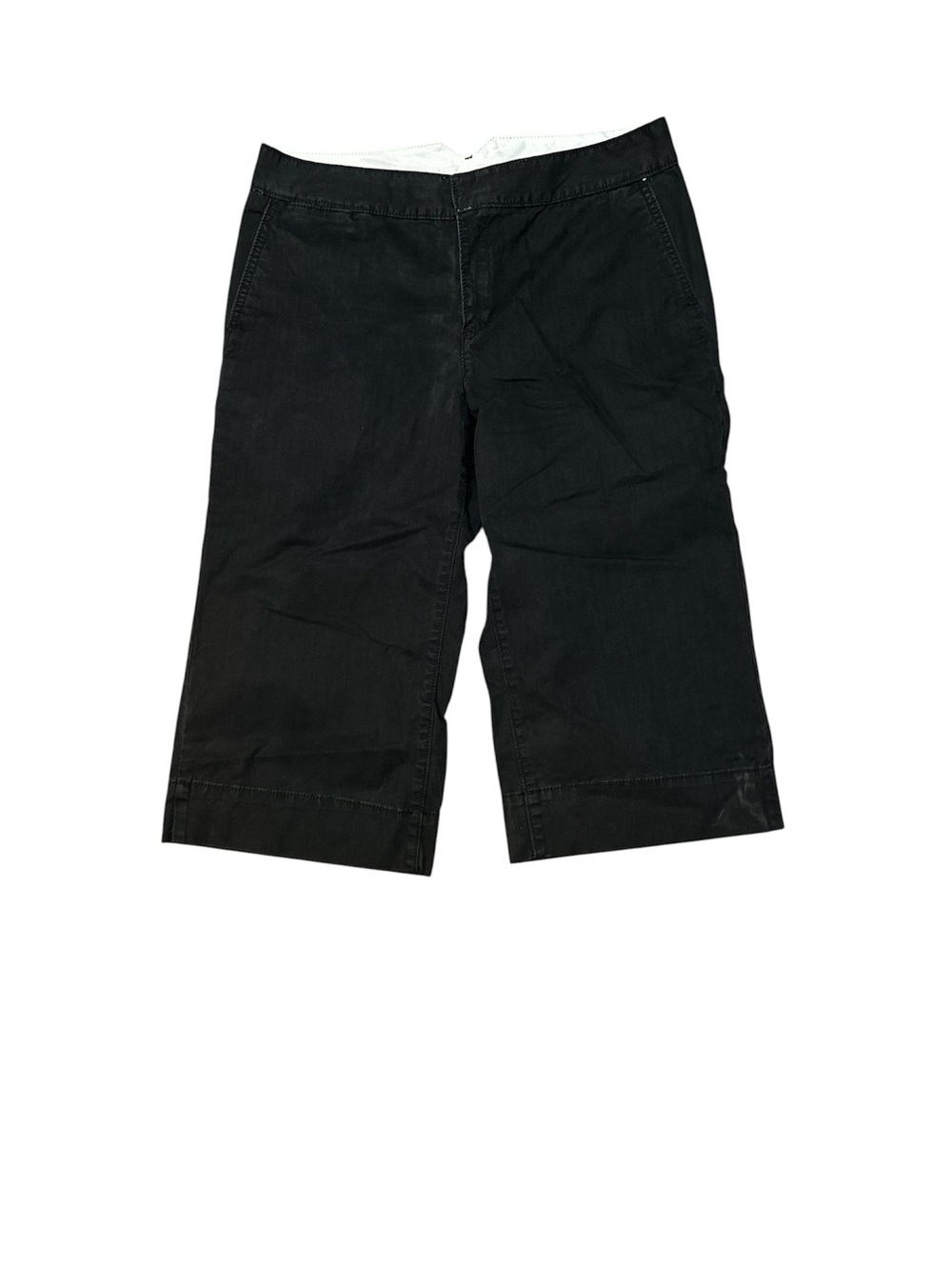 Women’s Weatherproof Black Wide-Leg Crop Pants size 12